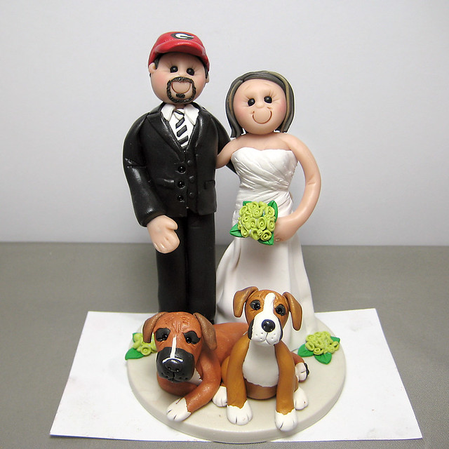 clay wedding cake toppers on Polymer Clay Wedding Cake Topper   Flickr   Photo Sharing