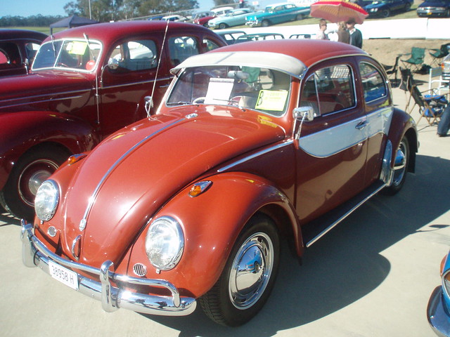 1960 Volkswagen Beetle Type 1 sedan The two tone paint job and extra 