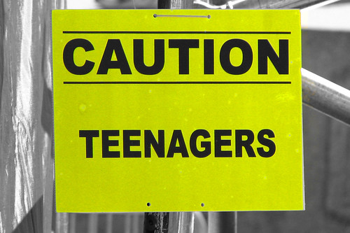 Caution: Teenagers