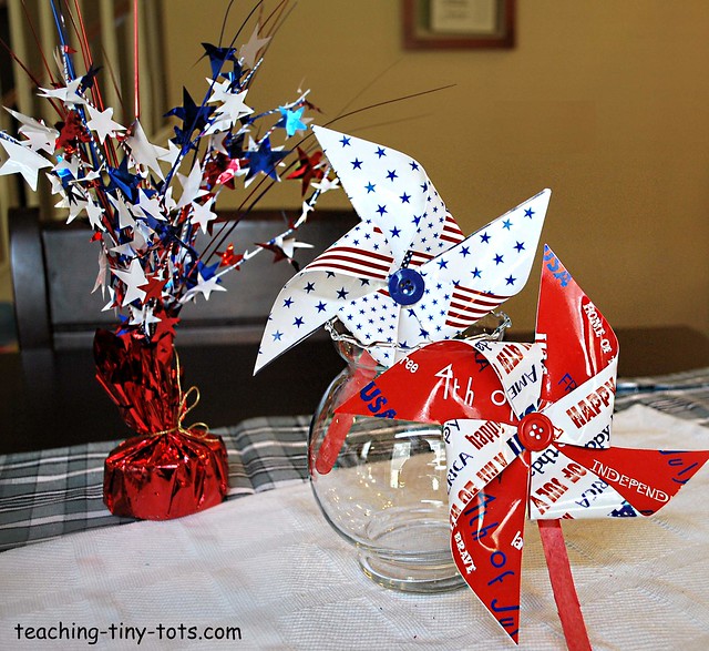 4th of July Decorations Patriotic Pinwheels