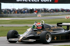 Lotus Racing Cars on Circuit