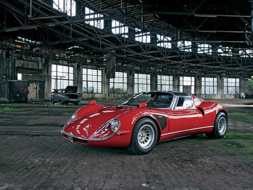 alfa-romeo-33-stradale-front-side-view by www.MyCarHeaven.com