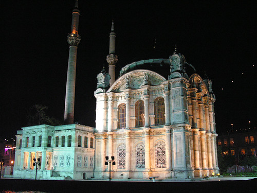 Ortaköy Camii éjszaka