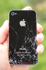 Shattered iPhone