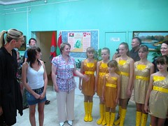 Tennis champion Maria Sharapova visits UNDP youth projects in Belarus