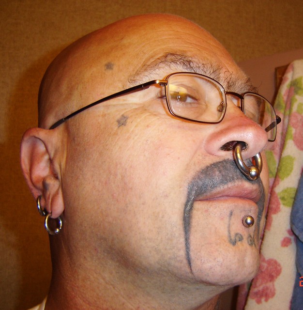 my mustache tattoo 2 weeks after getting it