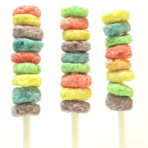 Froot Loops pops by thedecoratedcookie