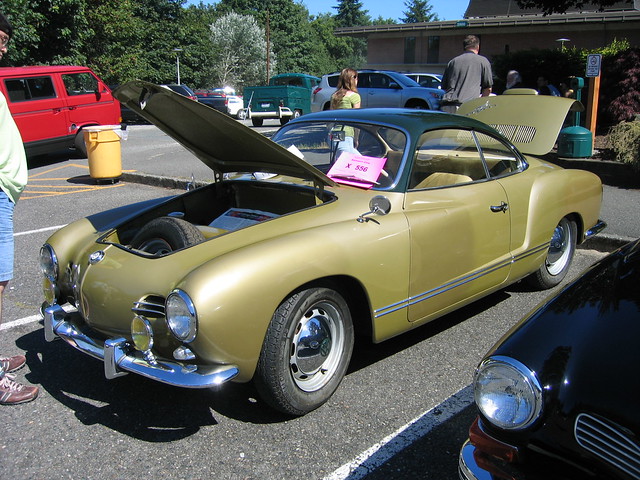 1957 Karmann Ghia Coupe Last show for me for this car which has one many