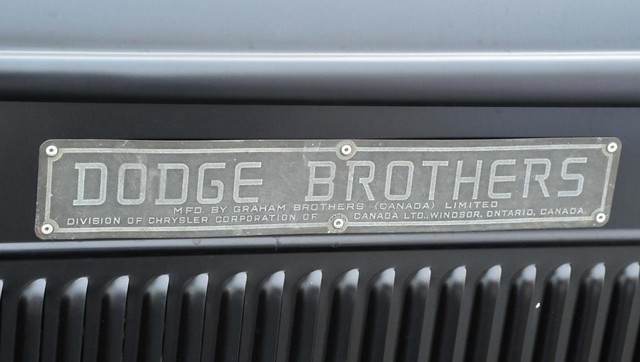 1935 Dodge Truck 6 cyl Manufacturers plate
