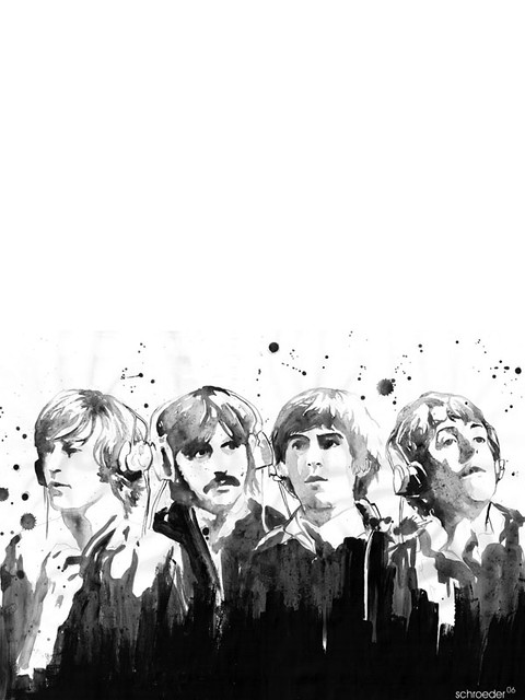 nook wallpaper on Nook Wallpaper  Beatles Watercolor   Flickr   Photo Sharing