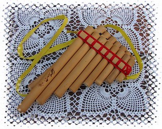 Andean panflute, or zampoña (my ...