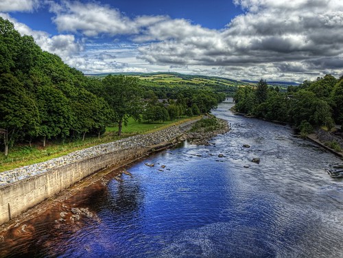 The River Tummel at Pitlochry - Scotland