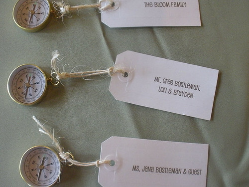 How about vintagestyle compasses since you FOUND each other