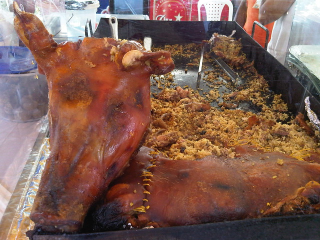 One food vendor was all about the pork!