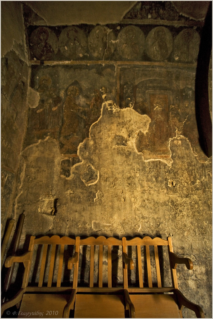 τοιχογραφίες, Παναγία Ασταδιώτισσα / frescoes at Byzantine chapel of Panagia Astadiotissa