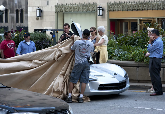New Corvette Stingray This shot annoys me because they partially unveiled