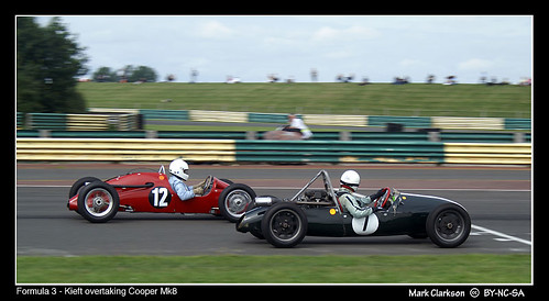 500cc Formula 3 - Kieft overtaking Cooper Mk8 by mwclarkson