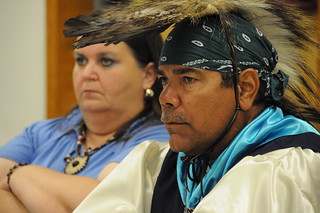 United Houma Nation Chief Thomas Dardar Jr. Listens to Oil Stories from Indigenous Ecuadoreans