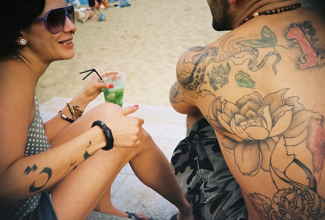 barcelona beach tattoo i have not got one but i do like em taken on the 