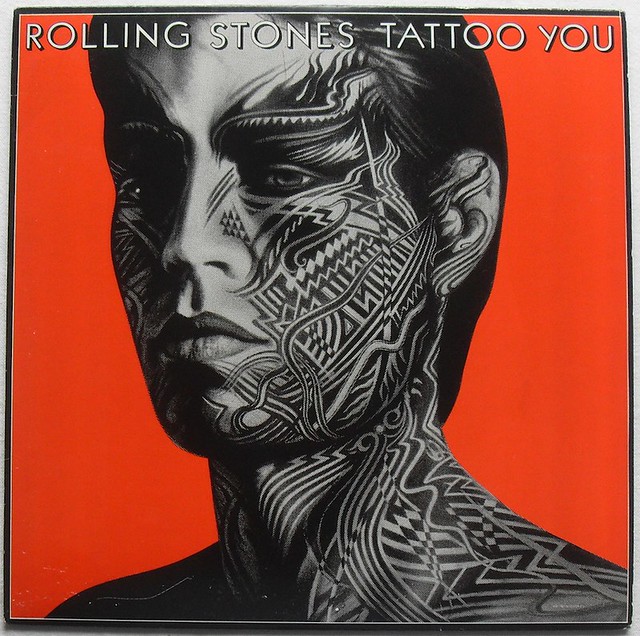 1981 ROLLING STONES Tattoo You LP vinyl vintage record album sleeve cover 