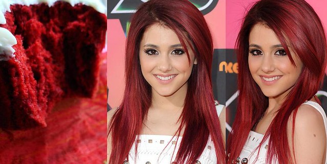 ariana grande hair colour name the exact colour of her hair is called Red