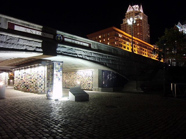 Union Plaza tunnel from Waterplace