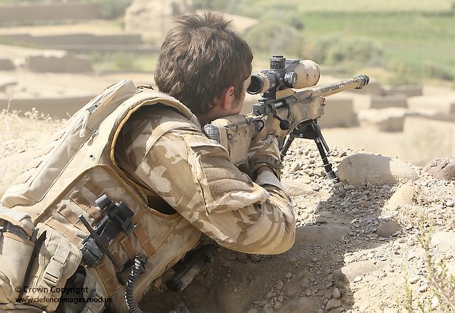 Sniper During Op Oqab Tsuka in
