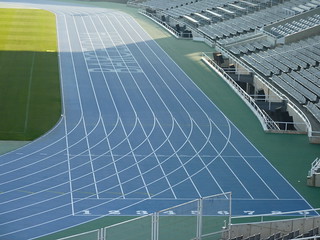Olympic Stadium Barcelona Running Track