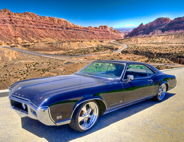 1968 Buick Riviera GS Buick Riviera GS overlooking the San Rafael Swell in