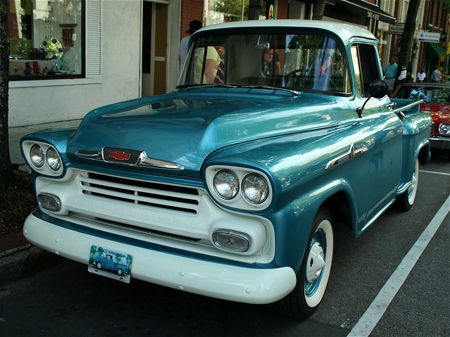 1958 Chevrolet Apache 31 pickup truck front angle by char1iej