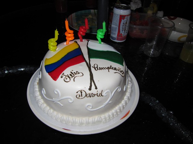 Traditional Colombian birthday cake