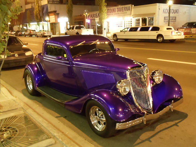 Old Purple Car Front Saw this nice purple car on 124 Street