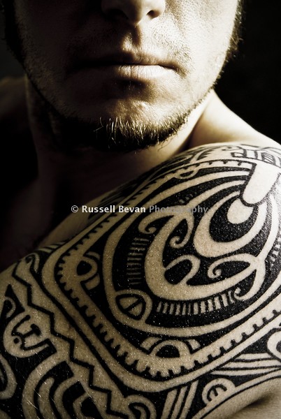 Polynesian Halfsleeve designed and tattooed by Rob Deut wwwrobdeutcom