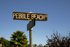 Pebble Beach Drive Sign