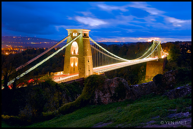 Bristol The Two Towers of Clifton Suspension Bridge