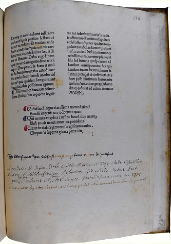 Ownership evidence and bibliographical notes in Rodericus Zamorensis: Speculum vitae humanae