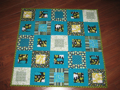 SMBQ - Zoology Baby Quilt