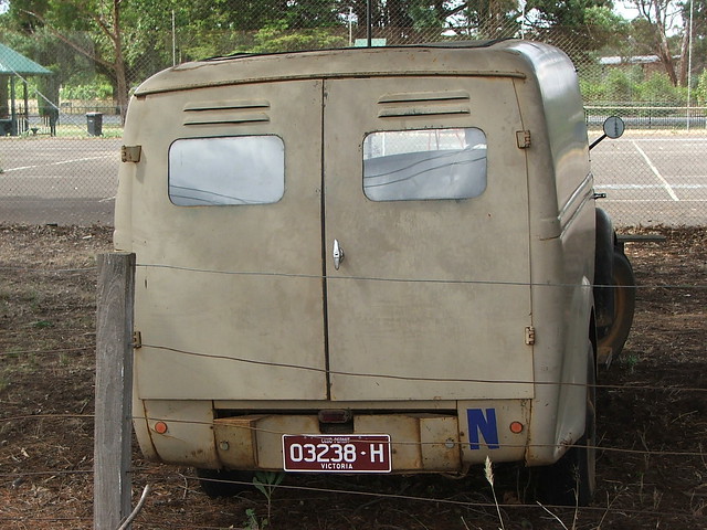 Rare Fordson Van that was at a Car Show and was all original unrestored at 