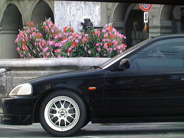 '97 Civic Type R on BBS LMR 
