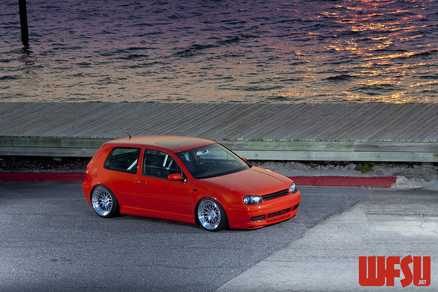 Tom's Orange MK4 Met up with Tom today in Ocean City MD and shot his car