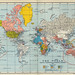 THE WORLD 1910 - Colonial Possessions and Commercial Highways