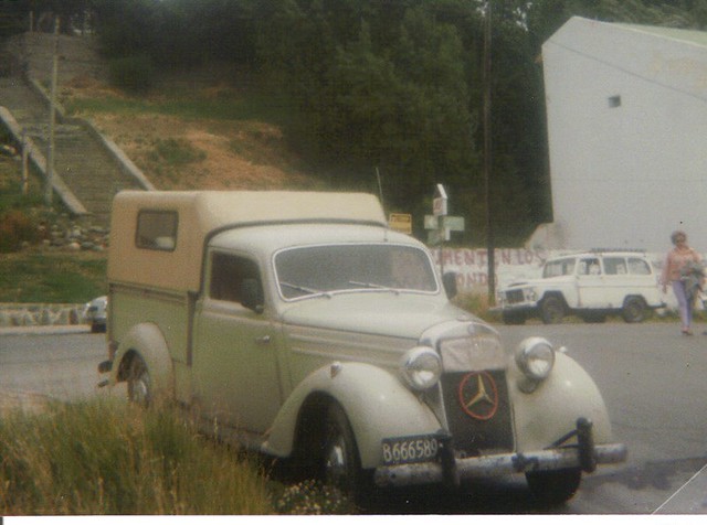 A 1950s MercedesBenz pickup I saw in San Carlos de Baralochie Argentina in