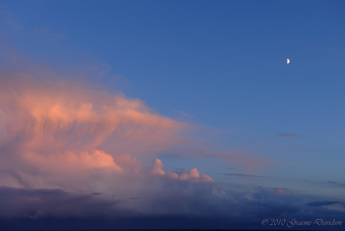 Clouds and Moon 2010-11-14 by G Davidson