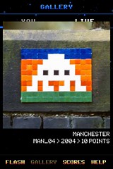 MAN_04 , Invader, Flash Invaders, street art Manchester