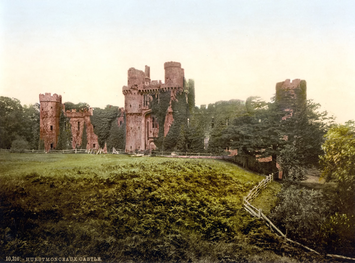 Hurstmonceux Castle, 1895