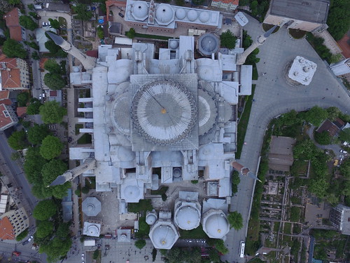 AyaSofya Top view from the air