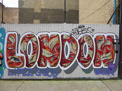 London graffiti, Deam + Gina Shoreditch