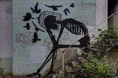 To The Bone:A cutting edge street art expo in a secret industrial location! Reclaiming the ruins!