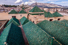 Rooftop of mosque - Fez, Morocco