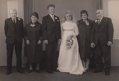 Old photos - Mam and Dad's wedding day